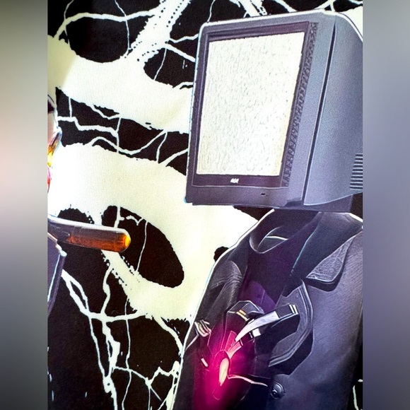 NWT Thombase Toilet Boys Titan Speaker Man kids hoodie w/pockets and zip front. - Picture 3 of 8